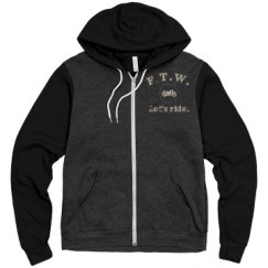 Unisex Fleece Full Zip Midweight Hoodie