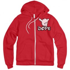 Unisex Fleece Full Zip Midweight Hoodie