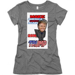 Ladies Slim Fit Super Soft Triblend Tee