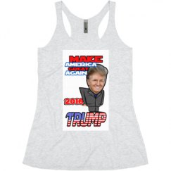 Ladies Slim Fit Super Soft Racerback Triblend Tank