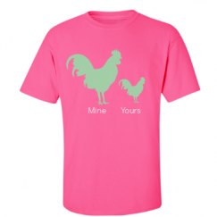 Unisex Ultra Cotton Safety Neon Crewneck Tee