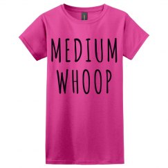 Medium Whoop - black lettering