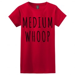 Medium Whoop - black lettering