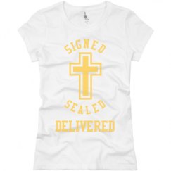 Ladies Slim Fit Basic Promo Jersey Tee