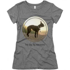 Ladies Slim Fit Super Soft Triblend Tee