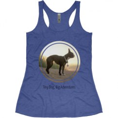 Ladies Slim Fit Super Soft Racerback Triblend Tank