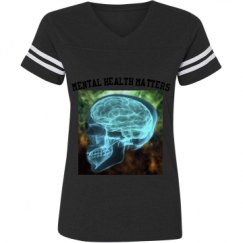 Ladies Relaxed Fit Vintage Sports Tee