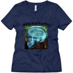 Ladies Relaxed Fit V-Neck Tee