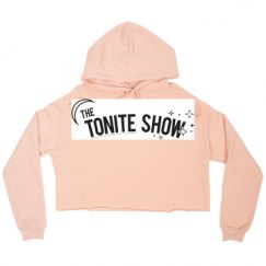 Ladies Relaxed Fit Cropped Fleece Hoodie