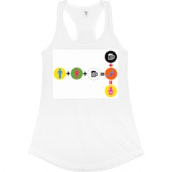 Ladies Slim Fit Racerback Tank Top