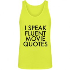 Unisex Jersey Neon Tank Top