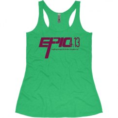 Ladies Slim Fit Super Soft Racerback Triblend Tank