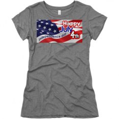 Ladies Slim Fit Super Soft Triblend Tee