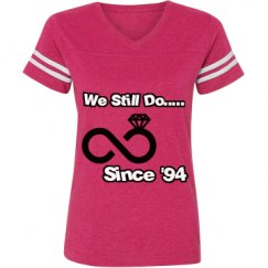 Ladies Relaxed Fit Vintage Sports Tee