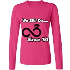 Ladies Relaxed Fit Basic Long Sleeve Tee