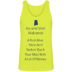 Unisex Jersey Neon Tank Top