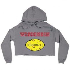 Ladies Relaxed Fit Cropped Fleece Hoodie