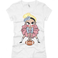 Ladies Slim Fit Basic Promo Jersey Tee