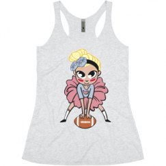 Ladies Slim Fit Super Soft Racerback Triblend Tank