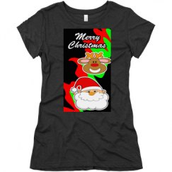 Ladies Slim Fit Super Soft Triblend Tee