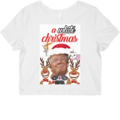 Ladies Slim Fit Crop Top Tee