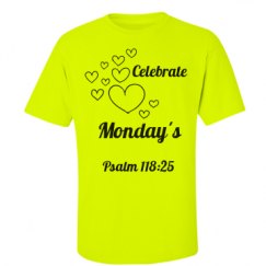 Unisex Ultra Cotton Safety Neon Crewneck Tee