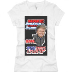 Ladies Slim Fit Basic Promo Jersey Tee