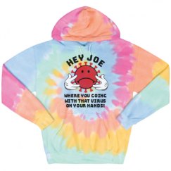 Unisex Tie-Dye Fleece Hoodie