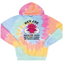 Unisex Tie-Dye Fleece Hoodie
