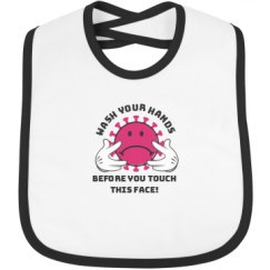 Infant Contrast Trim Bib