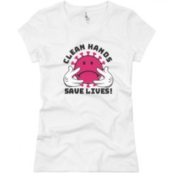 Ladies Slim Fit Basic Promo Jersey Tee