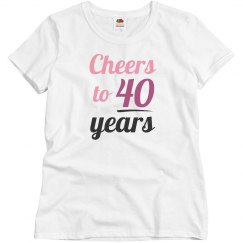 Cheers to 40 years