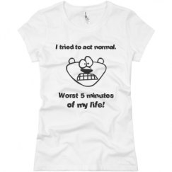 Ladies Slim Fit Basic Promo Jersey Tee