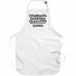 Basic White Apron