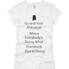 Ladies Slim Fit Basic Promo Jersey Tee