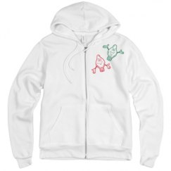 Unisex Fleece Full Zip Midweight Hoodie