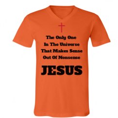 Unisex V-Neck Jersey Tee