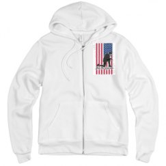 Unisex Fleece Full Zip Midweight Hoodie