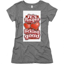 Ladies Slim Fit Super Soft Triblend Tee