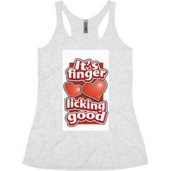 Ladies Slim Fit Super Soft Racerback Triblend Tank