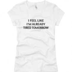 Ladies Slim Fit Basic Promo Jersey Tee