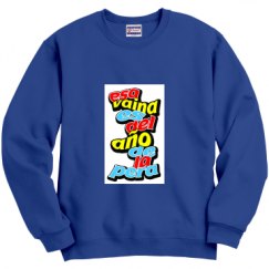 Unisex Film and Foil Crewneck Sweatshirt