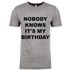 Nobody Knows It's My Birthday