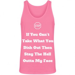 Unisex Jersey Neon Tank Top