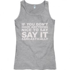 Ladies Semi-Fitted Basic Promo Tank