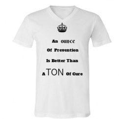 Unisex V-Neck Jersey Tee