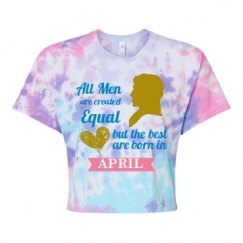 Women's Tie Dye Crop Top Tee