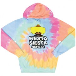 Unisex Tie-Dye Fleece Hoodie
