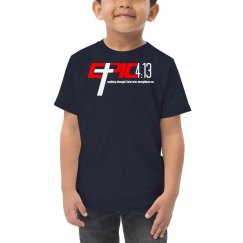 E.P.I.C. 4:13 - BOY'S T-SHIRT WITH RED & WHITE LOGO