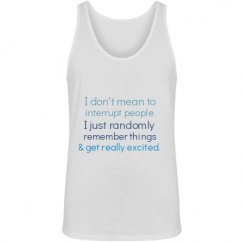 Unisex Jersey Tank Top